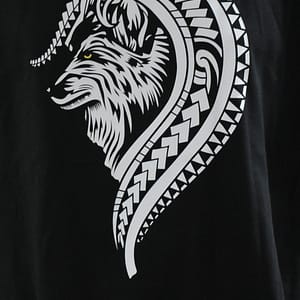 White Tribal Wolf T-Shirts